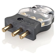 Leviton VAR-437015 Single-to-Triple Right Angle Adapter, 15A 125V, Ivory