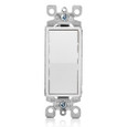 Leviton Grade Rocker AC Quiet Switch, 120/277V, 20A, 1-Pole