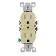 Leviton Tamper- and Weather-Resistant Duplex Receptacle, 15A 125V NEMA 5-15R
