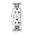 Leviton Commercial Grade Heavy-Duty Straight Blade Duplex Receptacle, 20A 125V NEMA 5-20R