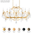 Schonbek SCH-3795 Renaissance 10 Light 46in x 34in Linear Chandelier