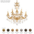 Schonbek SCH-5682 Milano 12 Light 32.5in x 33.5in Two-Tier Chandelier