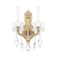 Schonbek SCH-5070 La Scala 2 Light 11.5in x 16.5in Wall Sconce