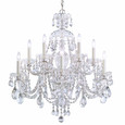 Schonbek SCH-3601 Sterling 12 Light 29in x 30in Two-Tier Chandelier