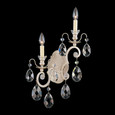 Schonbek SCH-3758 Renaissance 2 Light 14in x 22.5in Bottom Left to Top Right Wall Sconce