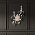 Schonbek SCH-3758 Renaissance 2 Light 14in x 22.5in Bottom Left to Top Right Wall Sconce