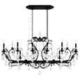 Schonbek SCH-3796 Renaissance 12 Light 56in x 34in Linear Chandelier