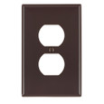 Leviton 1-Gang Midway Wallplate, Duplex Receptacle Opening, Ivory
