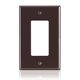 Leviton 1-Gang Midway Wallplate, Duplex Receptacle Opening, Ivory