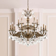 Schonbek SCH-5685 Milano 15 Light 38.5in x 38in Two-Tier Chandelier