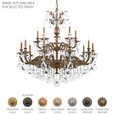 Schonbek SCH-5685 Milano 15 Light 38.5in x 38in Two-Tier Chandelier