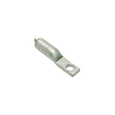 Burndy Aluminum Compression Lug, 1-Hole, Short Barrel, Tin-Plated