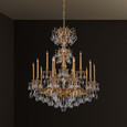 Schonbek SCH-5686 Milano 15 Light 39in x 48.5in Two-Tier Chandelier