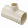 Spears 4101 CPVC CTS Red Reducing Tee, Socket Connection
