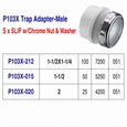 Spears P103P015 PVC DWV Male Trap Adapter with Slip Nut