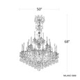Schonbek Signature 5688 Milano 28-Light 50in x 68in 3-Tier Chandelier