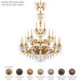 Schonbek SCH-5688 Milano 28 Light 50in x 68in Three-Tier Chandelier