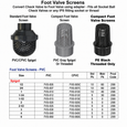 Spears PVC Foot Valve, Screen Spigot End