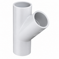 Spears PVC Socket Wye Fitting, Schedule 40