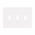 Eaton Screwless Four-Gang Decorator Wallplate, Polycarbonate