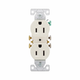 Eaton Residential Grade Duplex Receptacle, 15A/125V, 5-15R