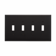 Eaton Polycarbonate Duplex Receptacle Wallplate, Single-Gang