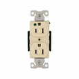 Eaton Arrow Hart Extra Heavy-Duty Hospital Grade Duplex Receptacle, 15A/125V, Ivory