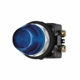 Eaton HT800 Illuminated Indicating Light Pushbutton, Chrome, NEMA 4X