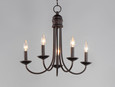 Maxim Lighting Logan 5-Light Candle Chandelier