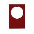 Eaton E22 Non-Metallic Heavy-Duty Pushbutton Legend Plate, NEMA 1