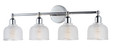 Maxim Lighting Hollow 4-Light Bath Vanity