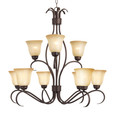 Maxim Lighting MAX-10128 Basix 9-Light Chandelier