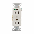 Eaton Hart Heavy-Duty Hospital Grade Duplex Receptacle, #14-10 AWG