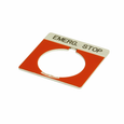 Eaton 10250T Series Square Legend Plate for Pushbutton Operators