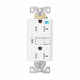 Eaton Self-Test GFCI Receptacle, Weather & Tamper Resistant, 125V
