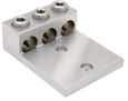 Burndy Universal Aluminum Terminal Lug, Tin-Plated (One-Hole)