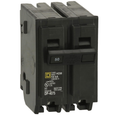 Square D Homeline 2-Pole Plug-In Circuit Breaker, 10kA AIR