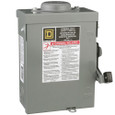 Square D General Duty Non-Fusible Safety Switch, 60A, 240VAC, Type R