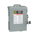 Square D General Duty Non-Fusible Safety Switch, 60A, 240VAC, Type R
