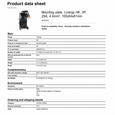 Square D Linergy HK Component Mounting Plate