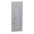 Square D QO Replacement Cover, Flush, Gray for 42-Space Load Center with QDL Main Breaker