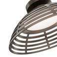 WAC Lighting BZ Corlander 707618 4-CCT LED Outdoor Semi-Flush Mount, Aluminum