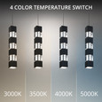 WAC Lighting PD-155 Super Star 4-CCT LED Mini-Pendant with K5 Crystal