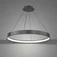 WAC Lighting DB Rounder 4-CCT LED Pendant, Aluminum