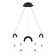 WAC Lighting BC Swathe 4-CCT LED Chandelier, Aluminum Frame