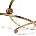 WAC Lighting PD4156 Sidewinder LED Chandelier, 3000K