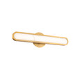 WAC Lighting WS1076-BV Serena LED Bath Vanity & Wall Light, Aluminum/Faux Alabaster