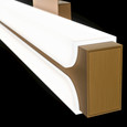 WAC Lighting WS1086 Bifold 24-Inch LED Bath Vanity & Wall Light, Aluminum