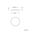 WAC Lighting WS1096 Dial 4-CCT LED Wall Sconce