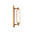 WAC Lighting WS1186 Portos 4-CCT LED Wall Sconce, Aluminum & Ribbed Glass